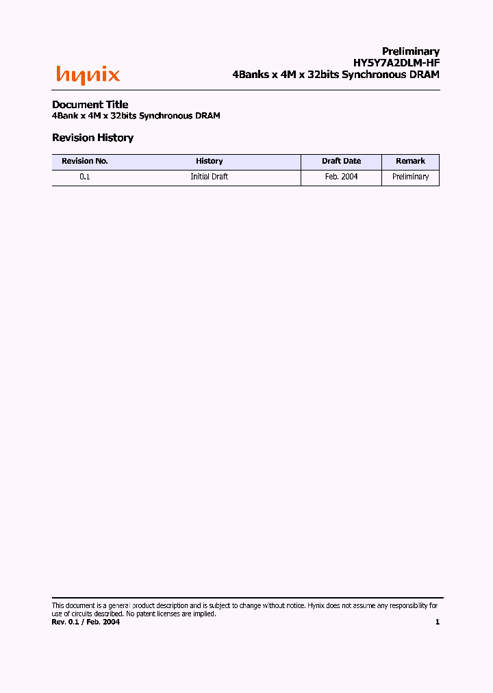 HY5Y7A2DLMP-HF_3402535.PDF Datasheet