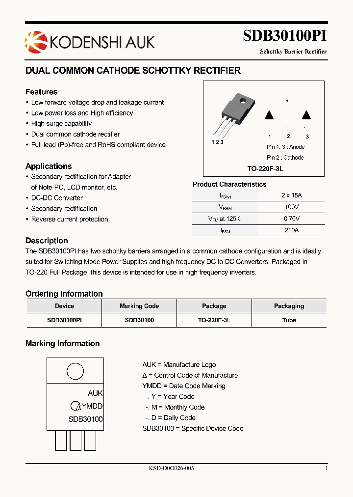 SDB30100PI_3402400.PDF Datasheet