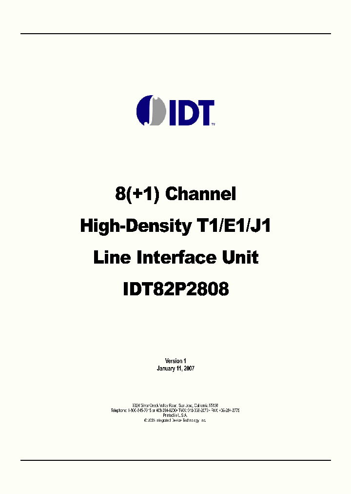 IDT82P2808BB_3411954.PDF Datasheet