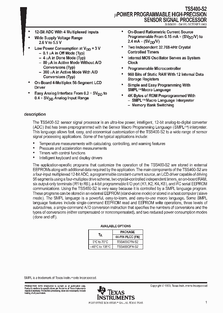 TSS400CFN-S2_3420314.PDF Datasheet
