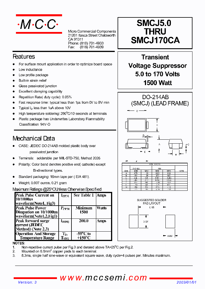 SMCJ48A_3425434.PDF Datasheet