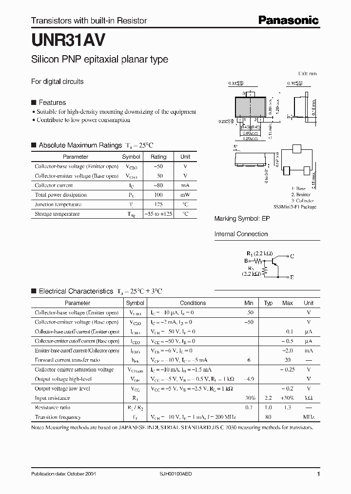 UNR31AV_3427904.PDF Datasheet