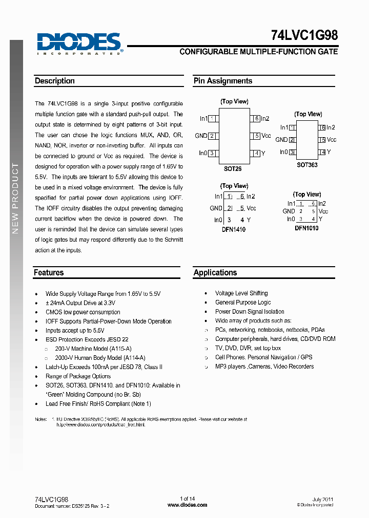 74LVC1G98W6-7_3454028.PDF Datasheet
