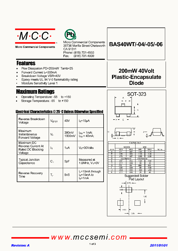 BAS40WT-05_3468830.PDF Datasheet