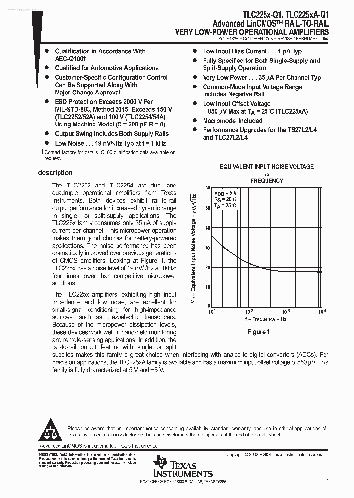 TLC225X-Q1_3474589.PDF Datasheet