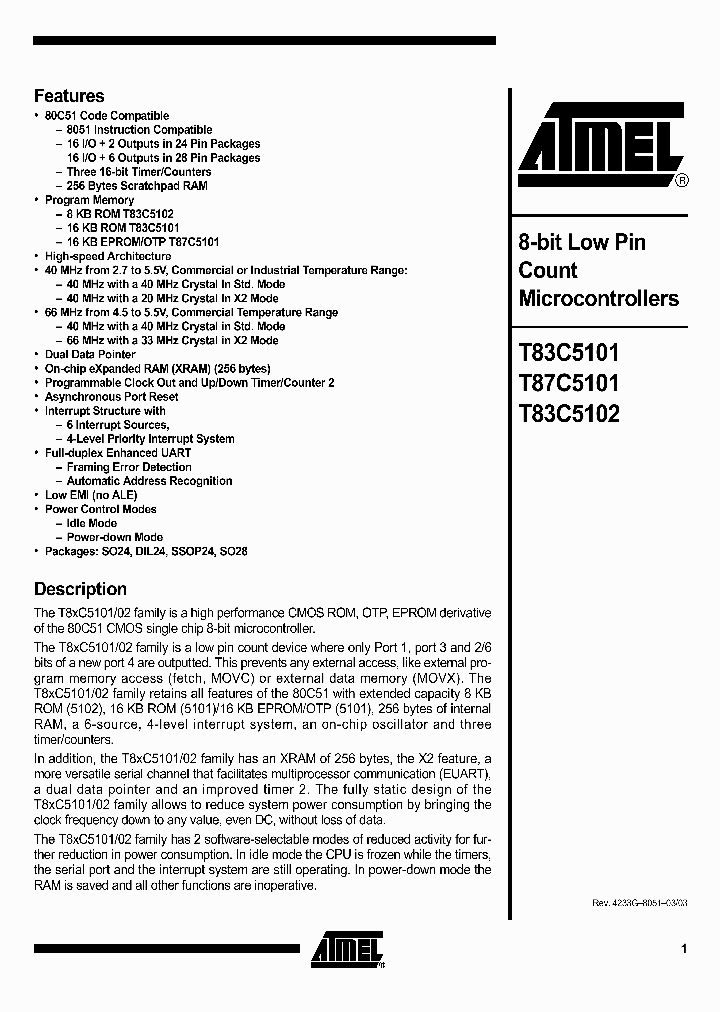 T83C5102XXX-TDRCL_3475306.PDF Datasheet