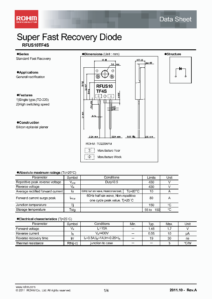 RFUS10TF4S_3574437.PDF Datasheet