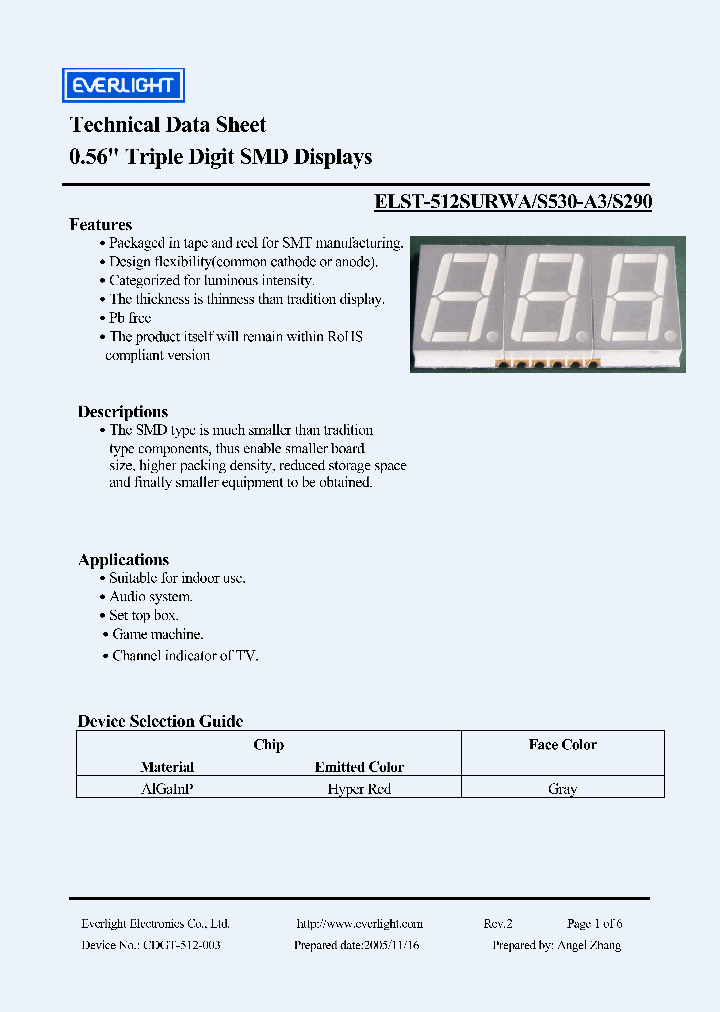 ELST-512SURWA_3595479.PDF Datasheet