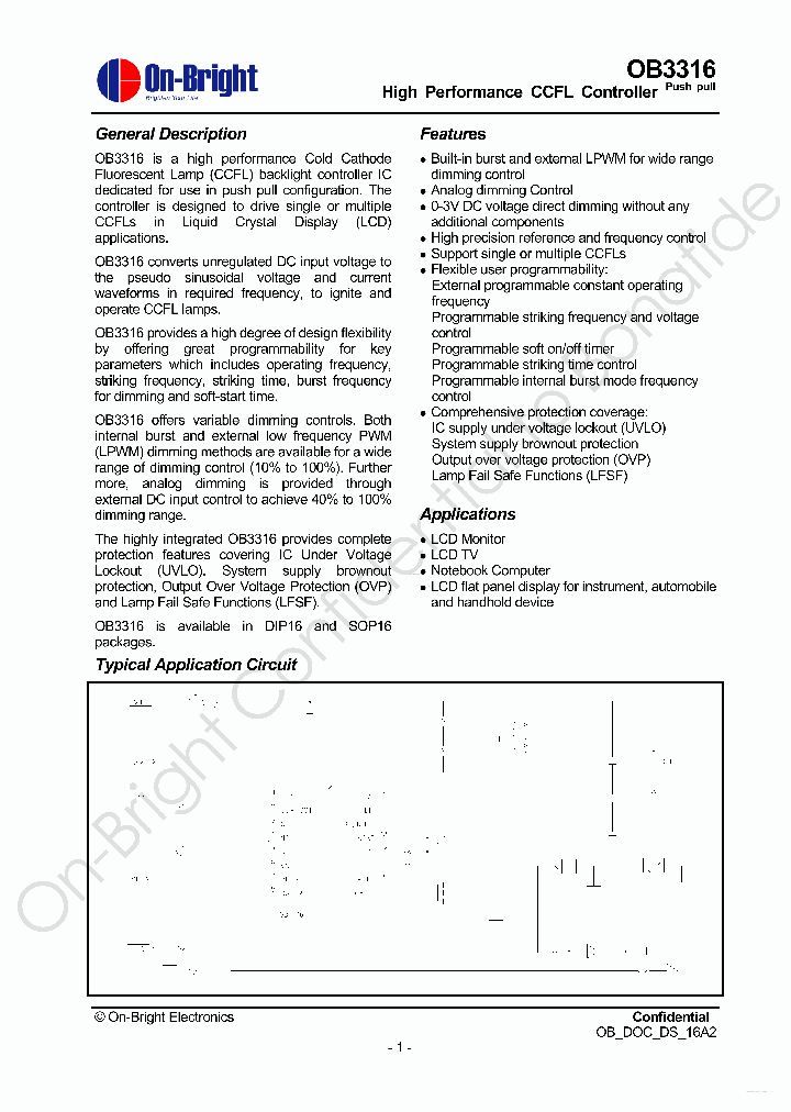 OB3316_3600063.PDF Datasheet