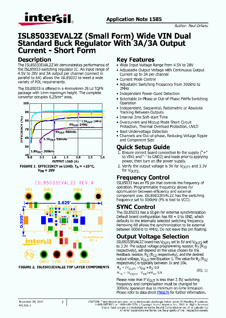 ISL85033EVAL2Z_3605738.PDF Datasheet