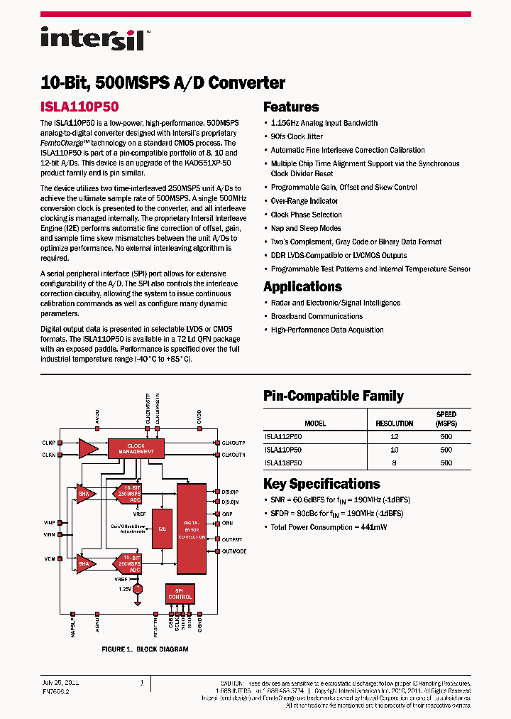 ISLA110P5011_3606703.PDF Datasheet