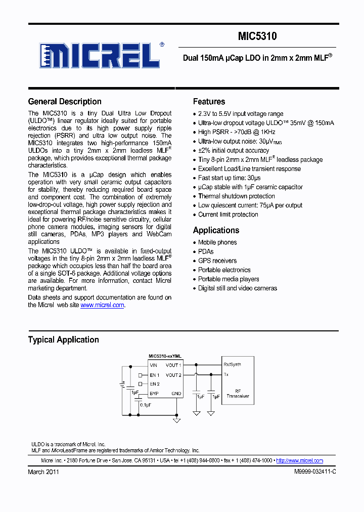 MIC5310-SKYML_3620588.PDF Datasheet