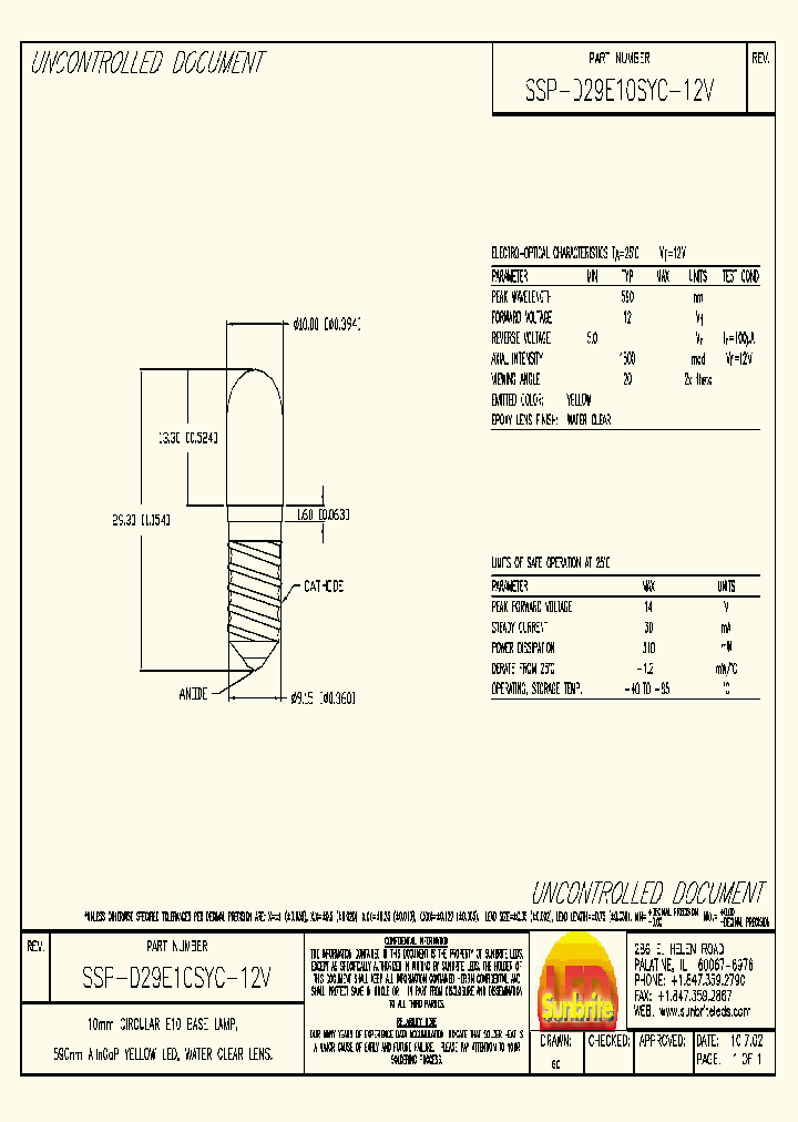 SSP-D29E10SYC-12V_3658286.PDF Datasheet