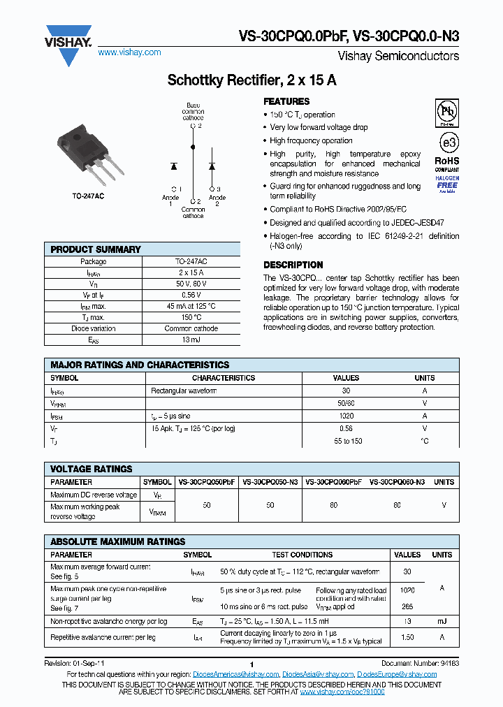 30CPQ050-N3_3658657.PDF Datasheet