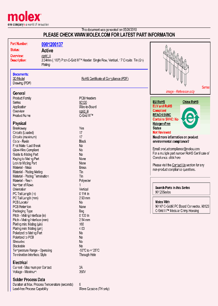 0901200137_3660557.PDF Datasheet
