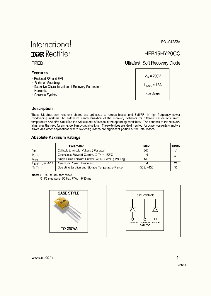 HFB16HY20CC_3665118.PDF Datasheet