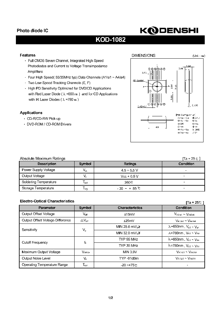 KOD-1082_3669218.PDF Datasheet