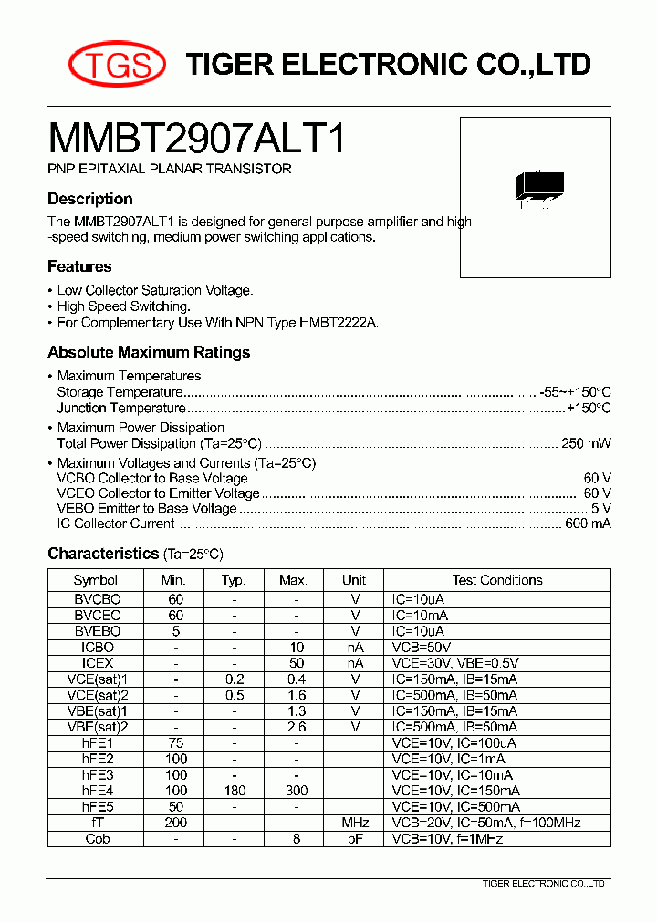 MMBT2907ALT1_3676171.PDF Datasheet