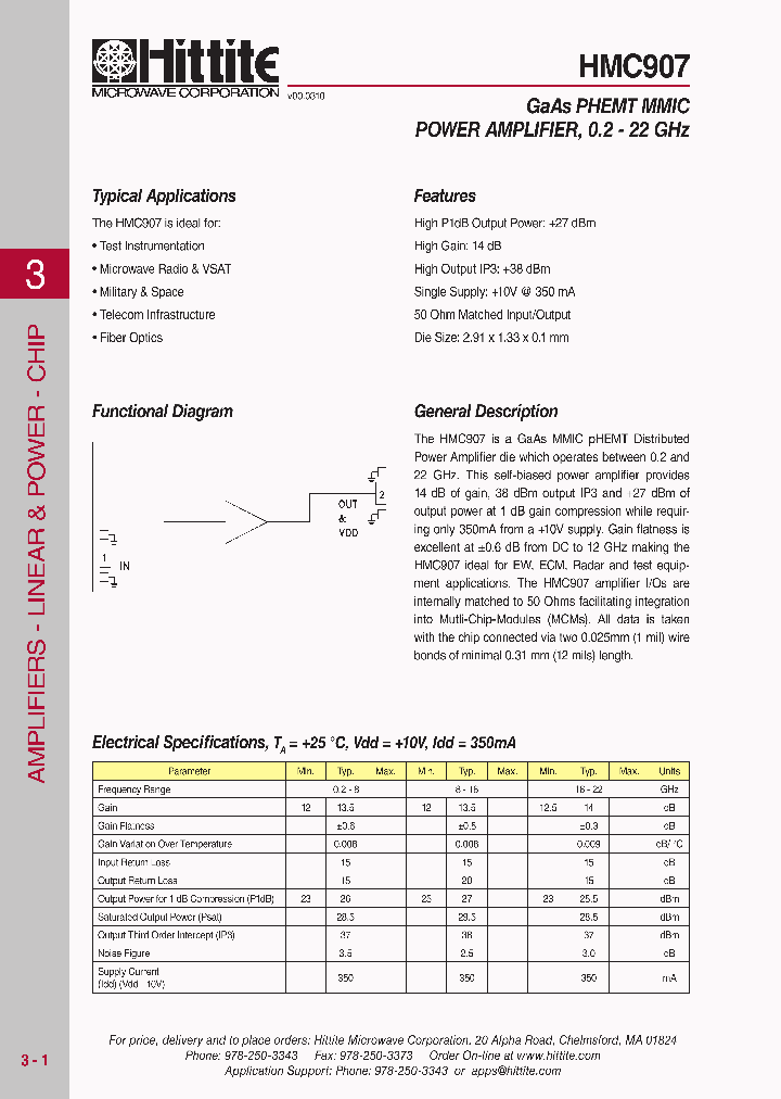 HMC907_3679133.PDF Datasheet