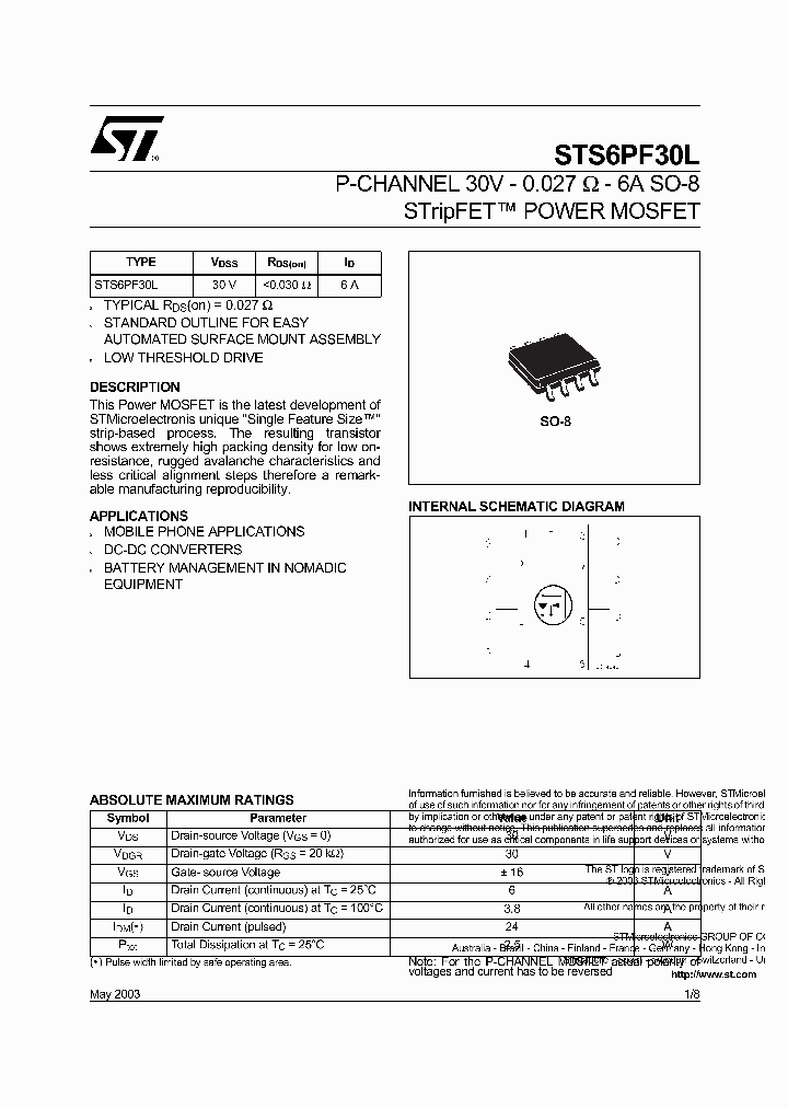 STS6PF30L_3685372.PDF Datasheet