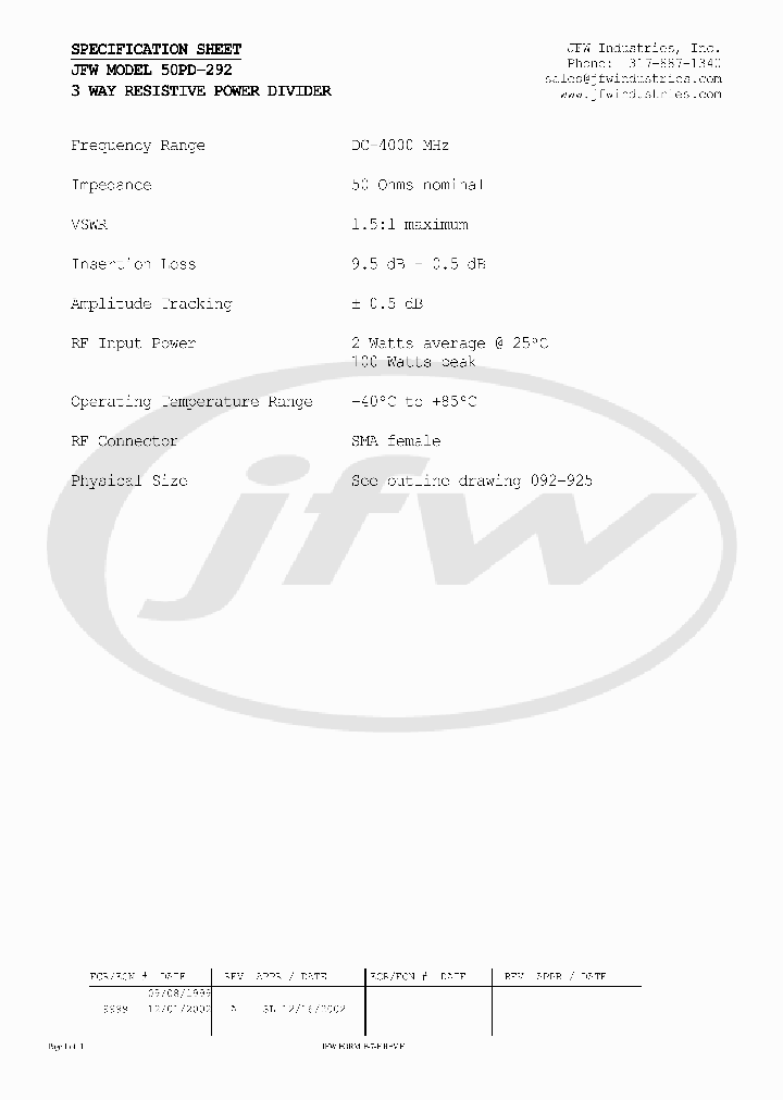 50PD-292_3692370.PDF Datasheet