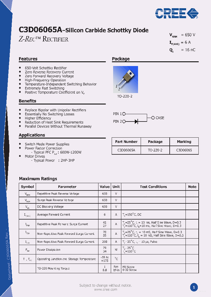 C3D06065A_3702671.PDF Datasheet
