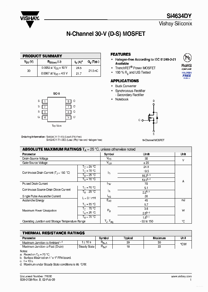 SI4634DY_3706529.PDF Datasheet