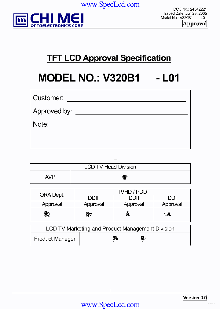 V320B1-L01_3711841.PDF Datasheet
