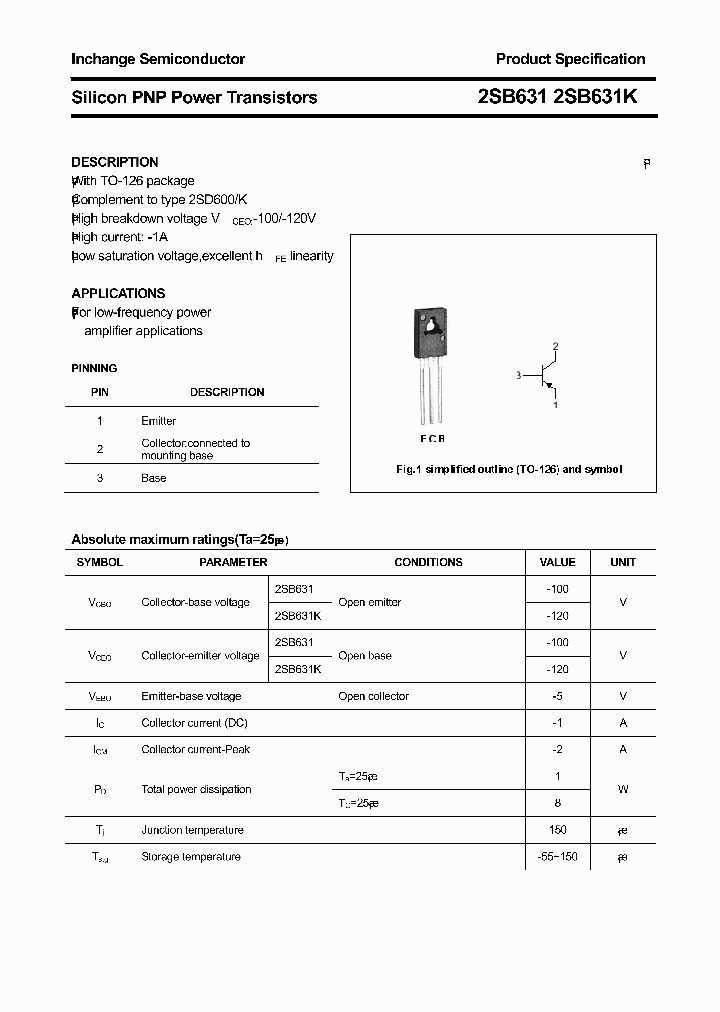 2SB631_3712987.PDF Datasheet