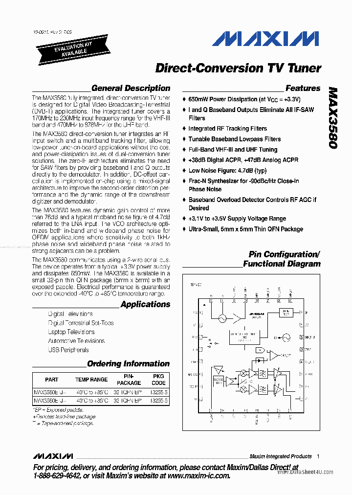 MAX3580_3721296.PDF Datasheet