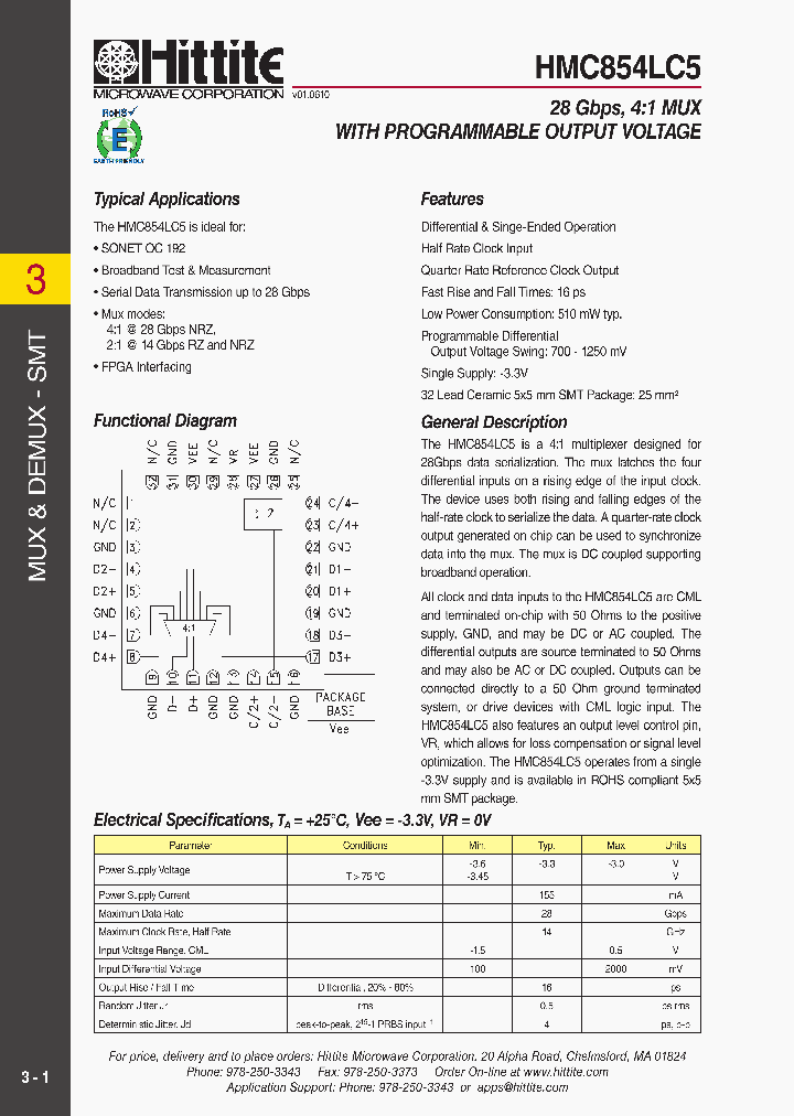 HMC854LC5_3727874.PDF Datasheet