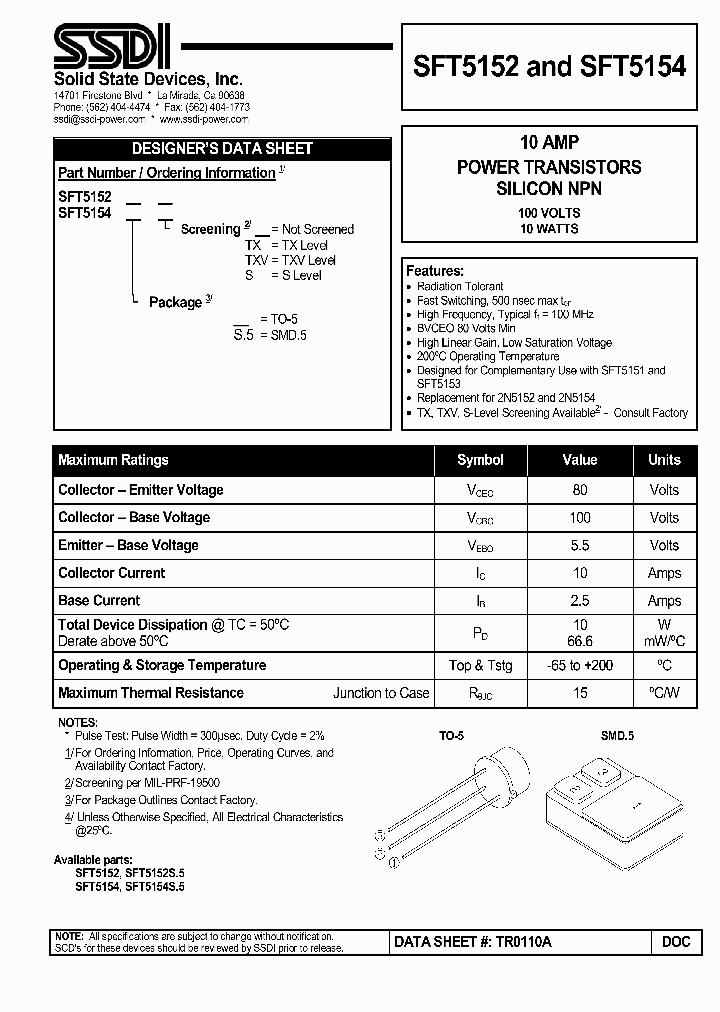 SFT5152_3772855.PDF Datasheet