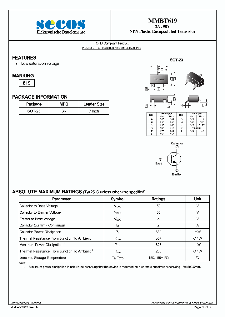 MMBT619_3788620.PDF Datasheet