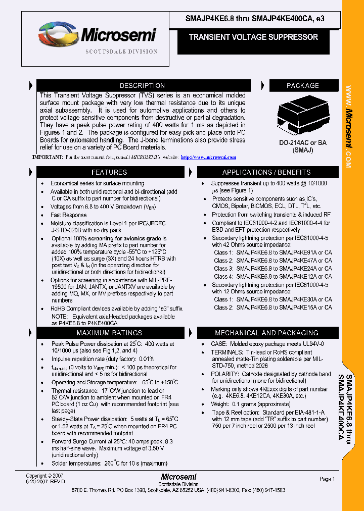 MXSMAJP4KE91C_3748332.PDF Datasheet