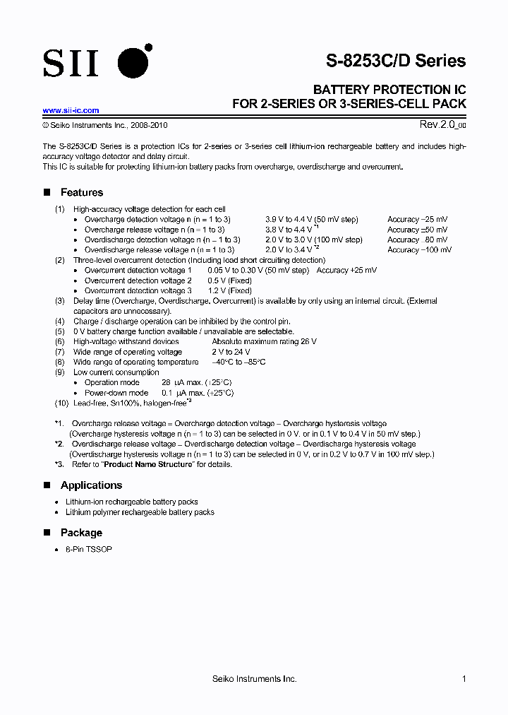 S-8253CAD-T8T1GZ_3760966.PDF Datasheet