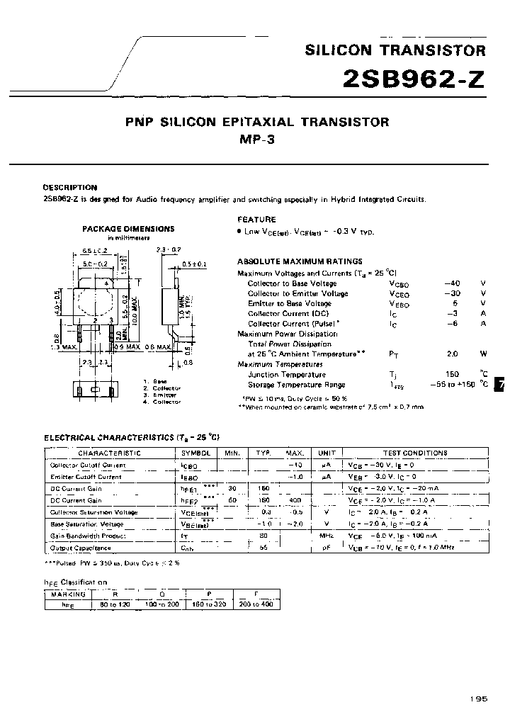 2SB962-Z-T1R_3760885.PDF Datasheet