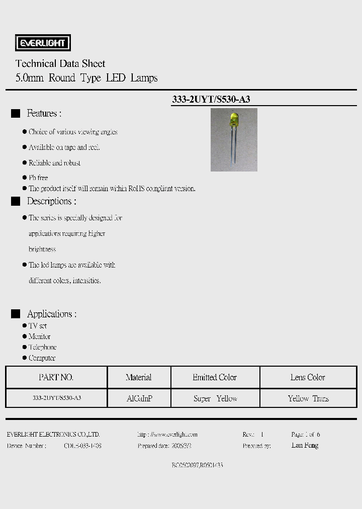 333-2UYTS530-A3_3757924.PDF Datasheet