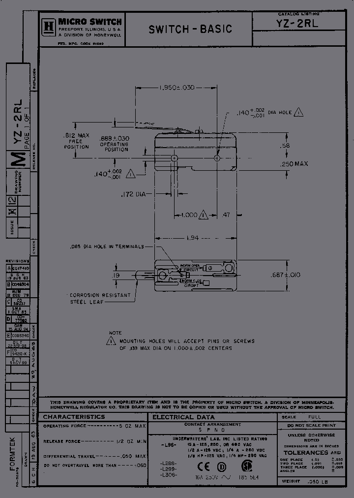 YZ-2RL_3759410.PDF Datasheet