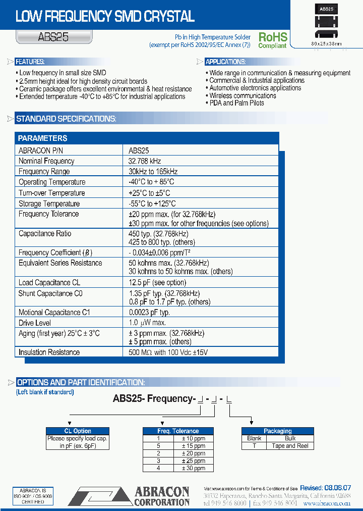 ABS25-32768KHZ-CL-5_3765688.PDF Datasheet