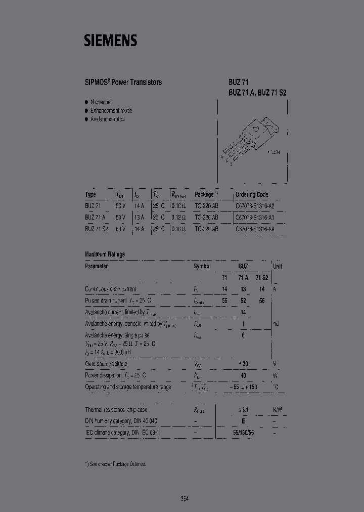 BUZ71-E3045_3773210.PDF Datasheet