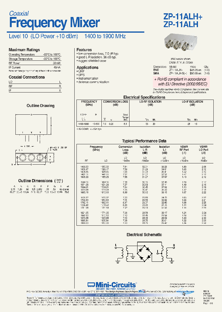 ZP-11ALH-S_3769830.PDF Datasheet