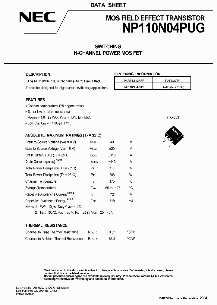 NP110N04PUG-AZ_3784214.PDF Datasheet