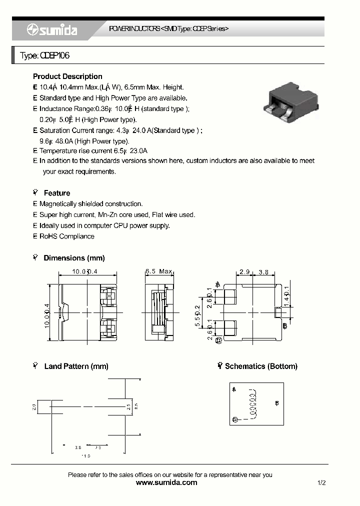 CDEP106NP-7R2MC-88_3784998.PDF Datasheet