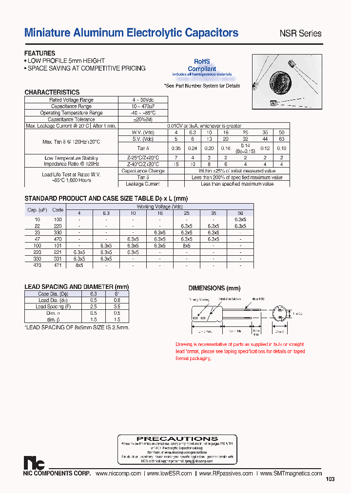 NSR101M16V63X5TBSTF_3790941.PDF Datasheet