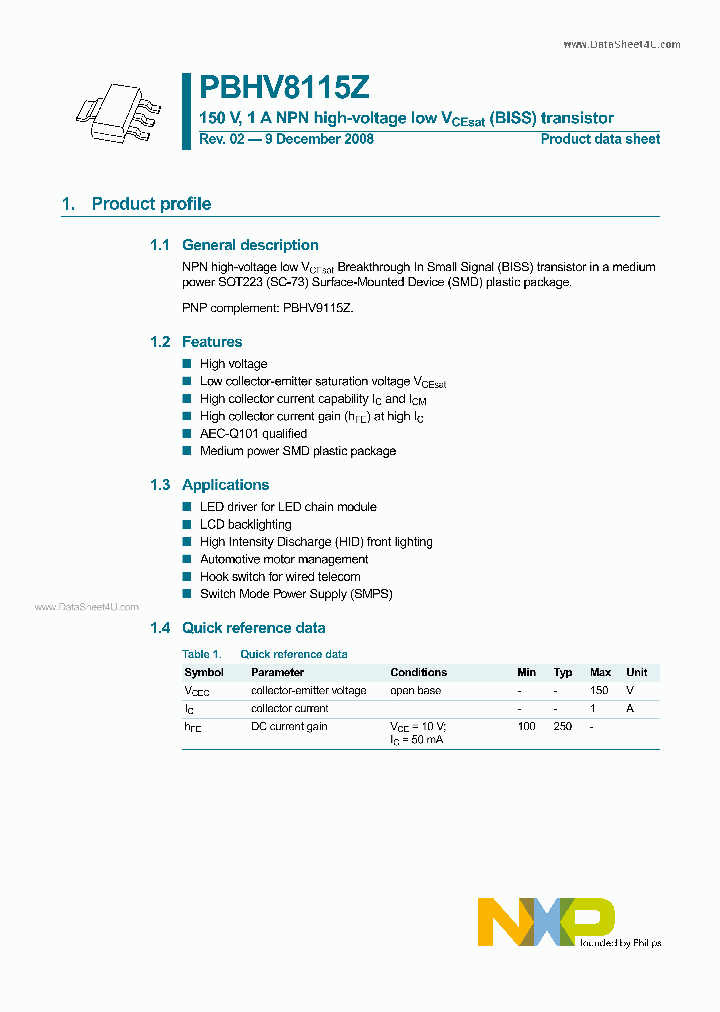 PBHV8115Z_4033425.PDF Datasheet