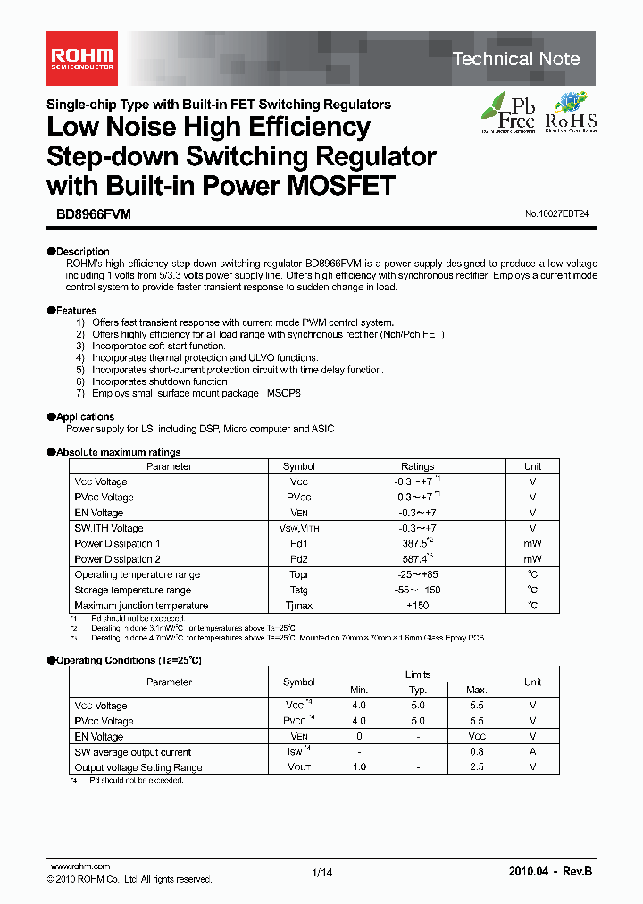 BD8966FVM--TR_4038820.PDF Datasheet