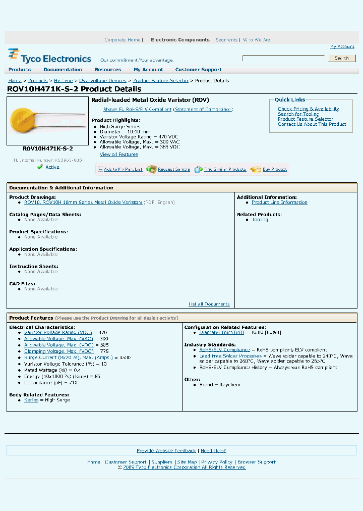 ROV10H471K-S-2_3805598.PDF Datasheet