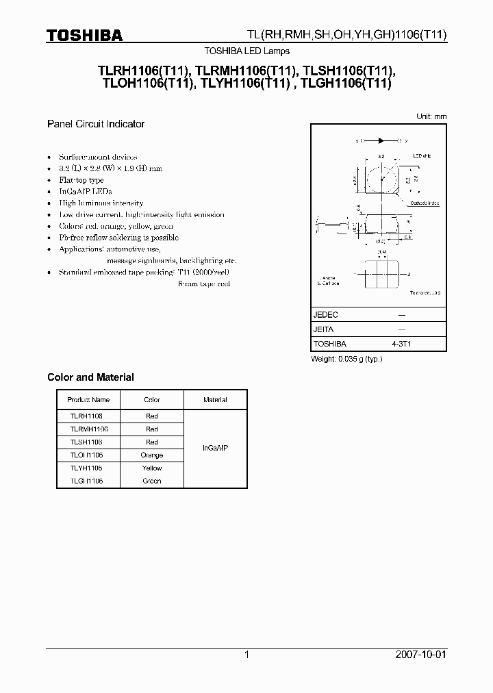 TLOH1106T11_3810690.PDF Datasheet