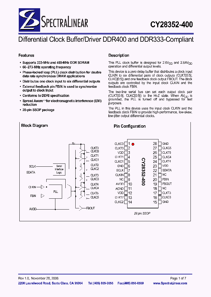 CY28352OI-400_3812557.PDF Datasheet