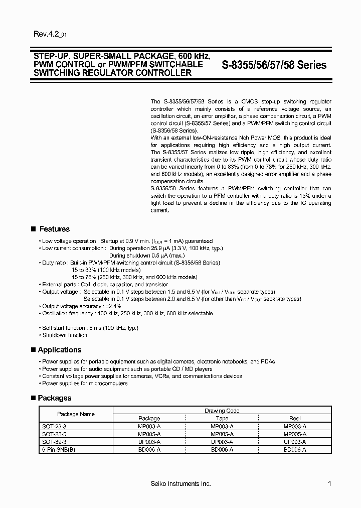 S-8355Q15MC-OWA-T2_3818771.PDF Datasheet